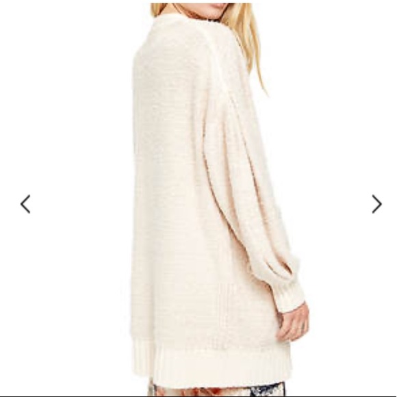 Free people oversized cardigan cream oversized - Picture 5 of 11